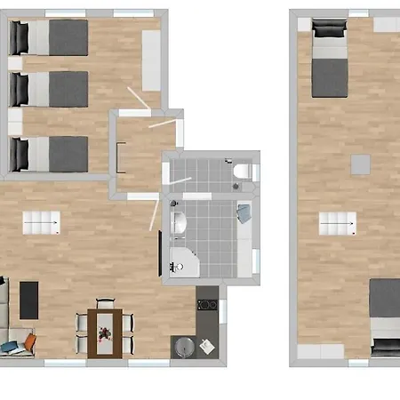 Sad803 - Zweistoeckige Monteurwohnung * Schwandorf in Bayern